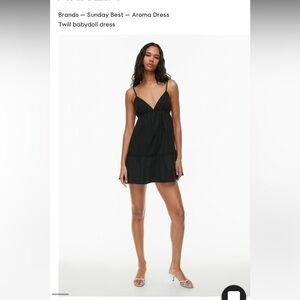 Aritzia - cotton babydoll dress - tickets on!